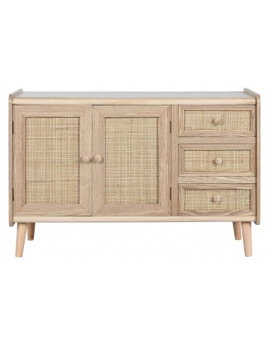 BUFFET PAULOWNIA RATAN 90X35X61 16,00 NATURAL